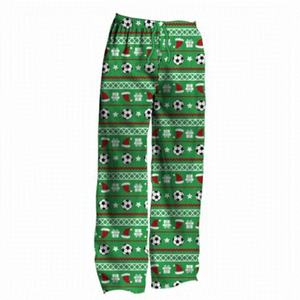 2/$15 MEN'S Ugly Christmas Soccer Sleep pants Soccer graphic NWT
